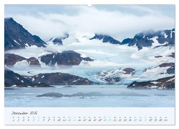 Produktbild: Faszination Eis - In den Fjorden Ostgr&ouml;nlands (Wandkalender 2026 DIN A2 quer), CALVENDO Monatskalender