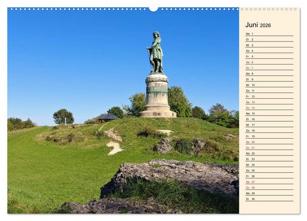 Produktbild: Burgund - Das gr&uuml;ne Herz Frankreichs (hochwertiger Premium Wandkalender 2026 DIN A2 quer), Kunstdruck in Hochglanz