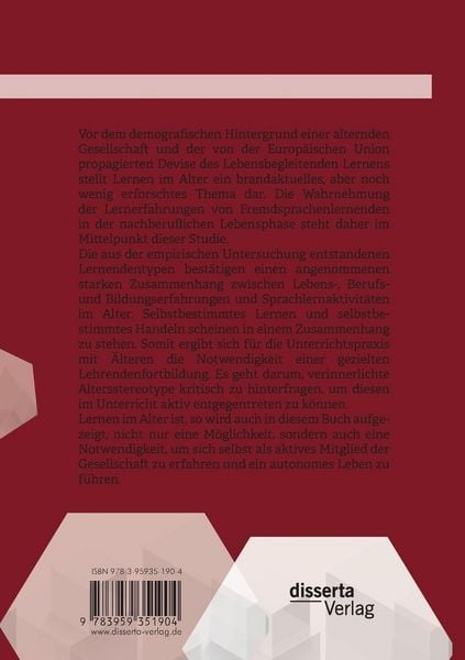 Produktbild: LanguAGEING: Fremdsprachen Lernen im Alter