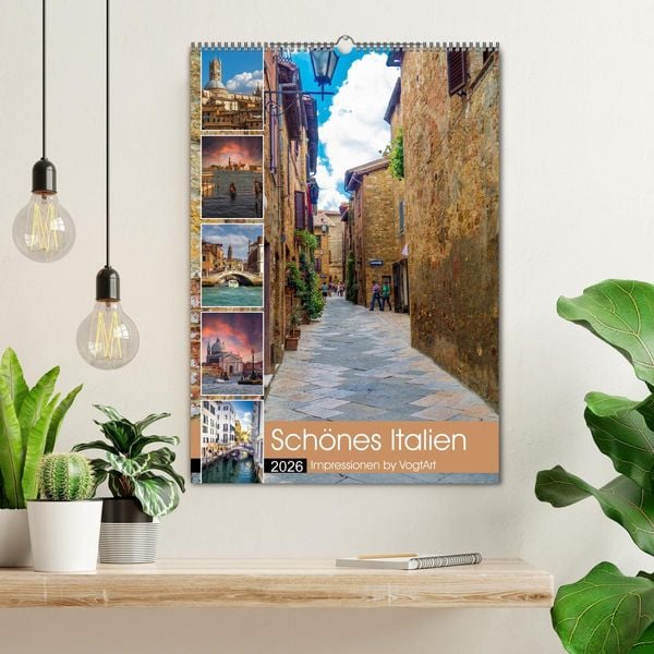 Produktbild: Sch&ouml;nes Italien. Impressionen by VogtArt (Wandkalender 2026 DIN A2 hoch), CALVENDO Monatskalender