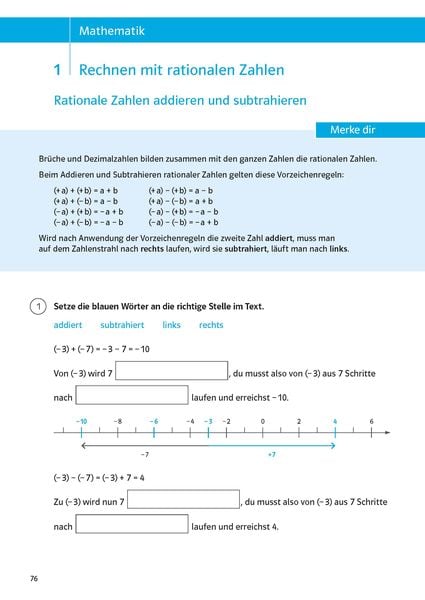Produktbild: Klett Sicher durch die 7. Klasse - Deutsch, Mathematik, Englisch