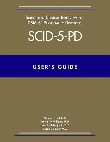 Produktbild: User's Guide for the Structured Clinical Interview for DSM-5 Personality Disorders (SCID-5-PD)