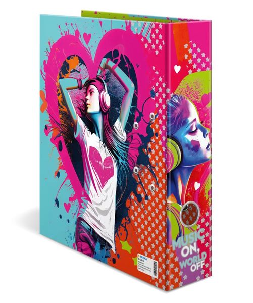 Produktbild: Herma Motiv-Ordner A4 Music Girl