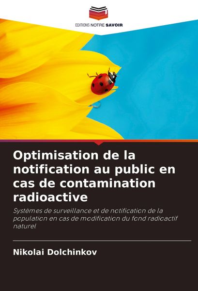 Produktbild: Optimisation de la notification au public en cas de contamination radioactive