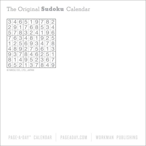 Produktbild: Original Sudoku Page-A-Day(r) Calendar 2026
