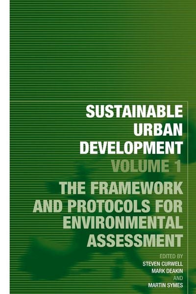 Produktbild: Sustainable Urban Development Volume 1