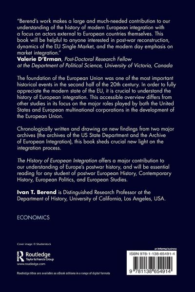 Produktbild: The History of European Integration