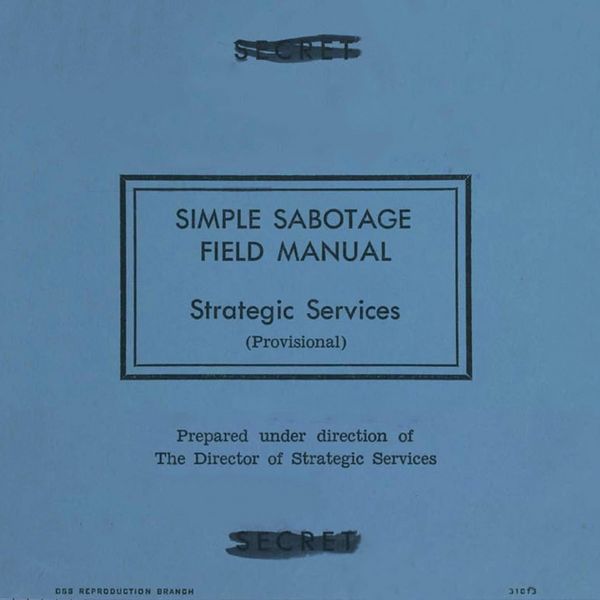 Produktbild: Simple Sabotage Field Manual