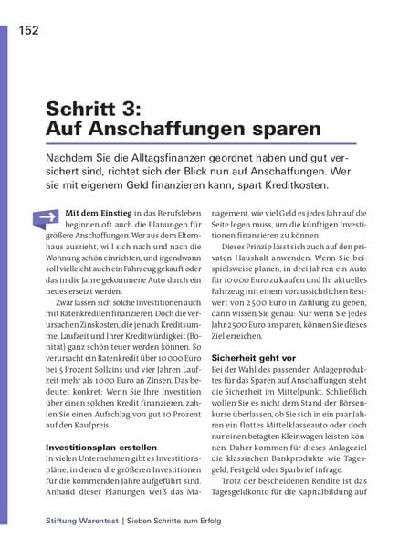 Produktbild: Finanzplaner Berufseinsteiger