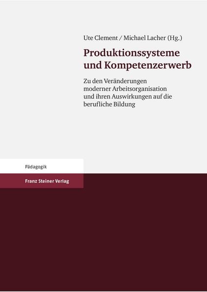 Produktbild: Produktionssysteme und Kompetenzerwerb