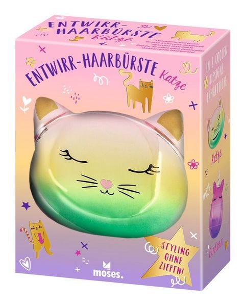 Produktbild: Entwirr-Haarb&uuml;rsten Einhorn & Katze