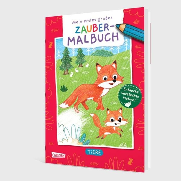 Produktbild: Ausmalbilder f&uuml;r Kita-Kinder: Mein erstes gro&szlig;es Zauber-Malbuch: Tiere