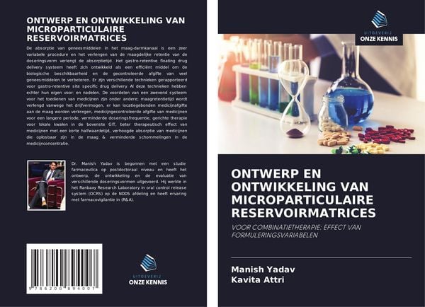 Produktbild: ONTWERP EN ONTWIKKELING VAN MICROPARTICULAIRE RESERVOIRMATRICES