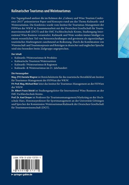 Produktbild: Kulinarischer Tourismus und Weintourismus