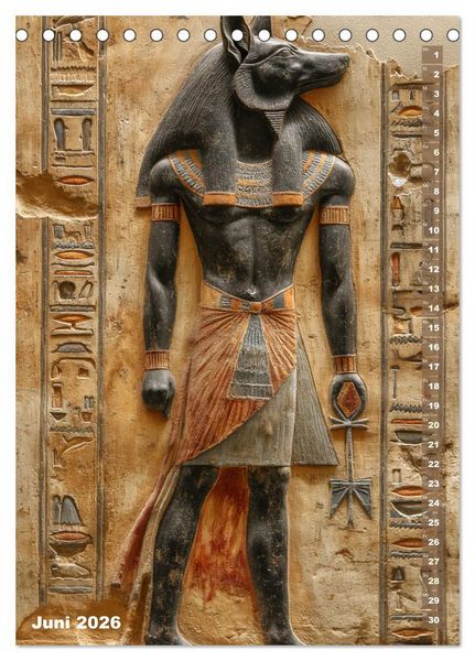 Produktbild: &Auml;gyptische Algorithmen - K&uuml;nstliche Intelligenz trifft auf das alte &Auml;gypten (Tischkalender 2026 DIN A5 hoch), CALVENDO Monatskalender