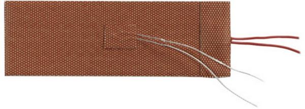 Produktbild: Thermo TECH Silikon Heizfolie selbstklebend 24 V/DC, 24 V/AC 100 W Schutzart IPX7 (L x B) 150 mm x 50 mm