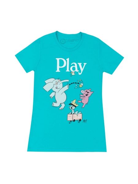 Produktbild: ELEPHANT & PIGGIE Play Women's Crew T-Shirt Small