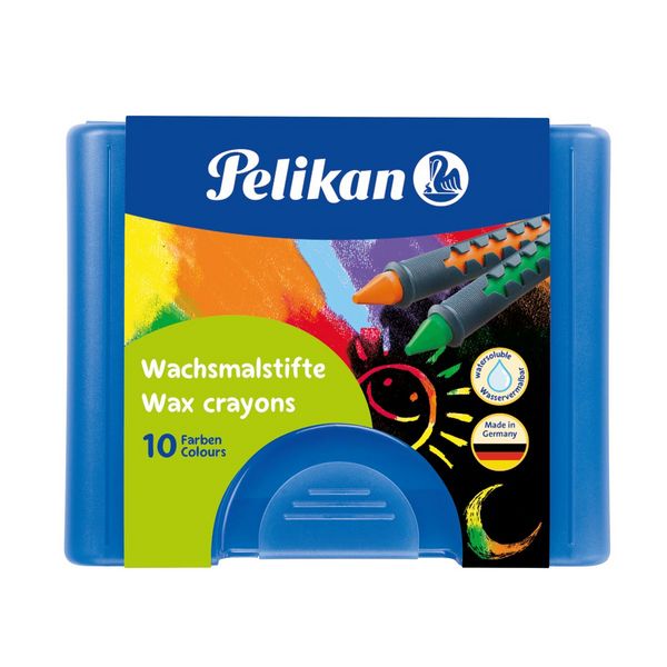 Produktbild: Pelikan Wachsmalstifte, 10er Set mit Schaber