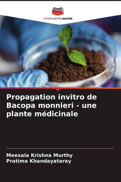 Produktbild: Propagation invitro de Bacopa monnieri - une plante m&eacute;dicinale