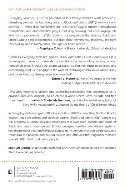 Produktbild: Everyday Violence against Black and Latinx LGBT Communities