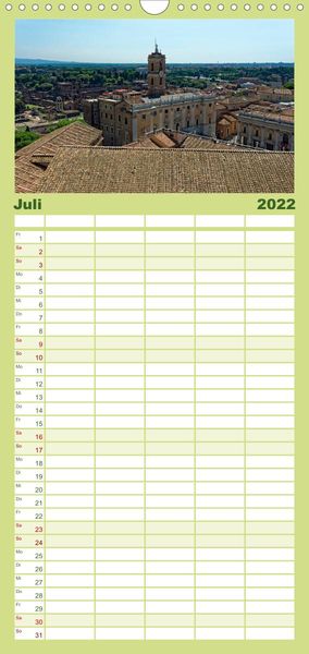 Produktbild: Familienplaner Sch&ouml;nes Italien (Wandkalender 2022 , 21 cm x 45 cm, hoch)