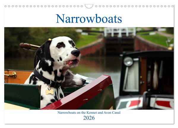 Narrowboats (Wall Calendar 2026 DIN A3 landscape), CALVENDO 12 Month Wall Calendar