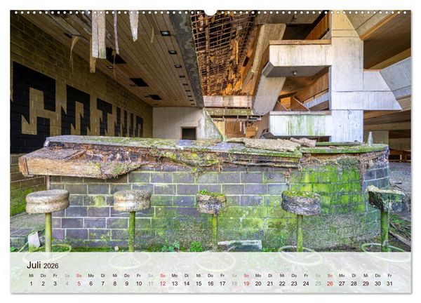 Produktbild: Lost Places - verlassen und vergessen (Wandkalender 2026 DIN A2 quer), CALVENDO Monatskalender
