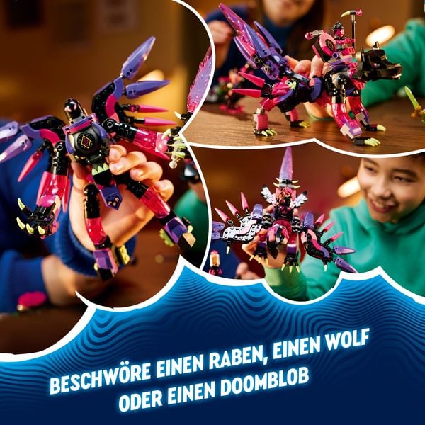 Produktbild: LEGO DREAMZzz 3-in-1 Die Albtraumkreaturen der Nimmerhexe 71483