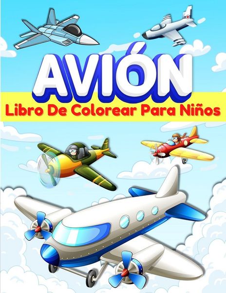 Produktbild: Aviones Libro De Colorear Para Ni&ntilde;os