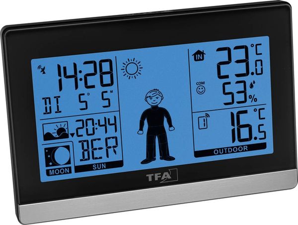 TFA Dostmann Weather Boy 35.1159.01 Funk-Wetterstation Vorhersage für 8 Stunden Anzahl Sensoren max. 3