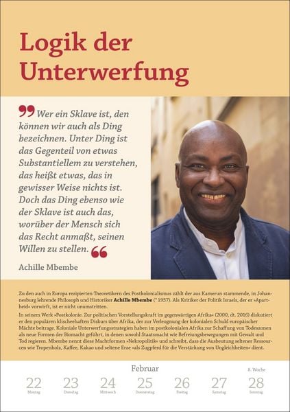 Produktbild: DIE ZEIT Philosophie Wochen-Kulturkalender 2027 - 53 Denkanst&ouml;&szlig;e f&uuml;r 2027