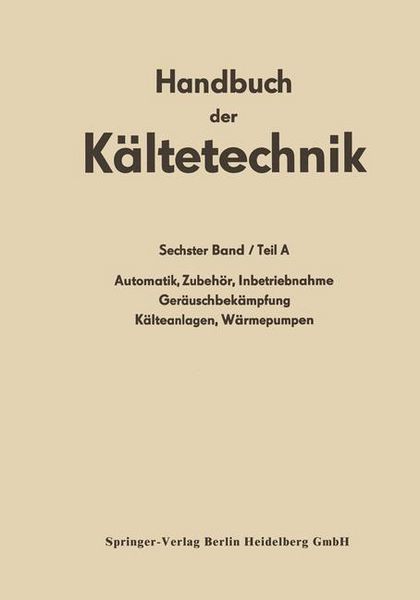 Produktbild: Automatik &middot; Zubeh&ouml;r &middot; Inbetriebnahme Ger&auml;uschbek&auml;mpfung K&auml;lteanlagen &middot; W&auml;rmepumpen