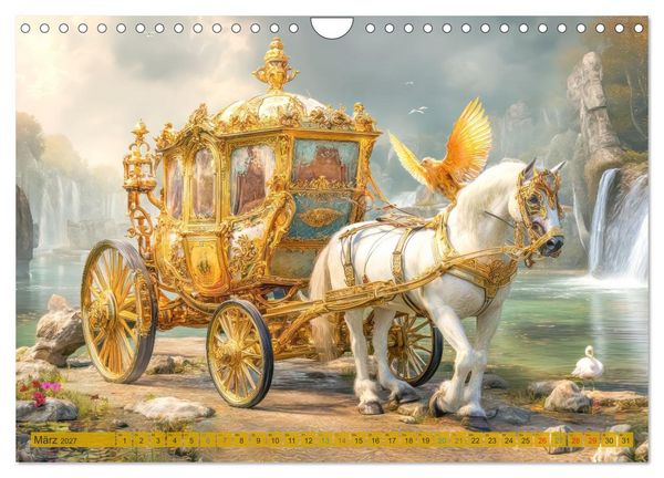 Produktbild: Kutschentr&auml;ume - Fantasiewerke (Wandkalender 2027 DIN A4 quer), CALVENDO Monatskalender