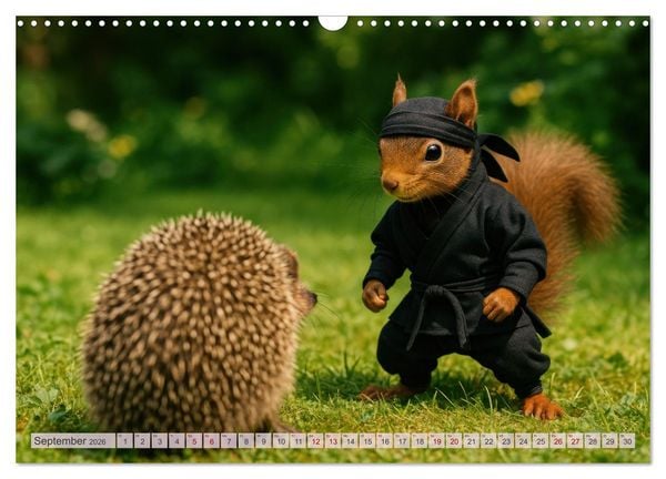 Produktbild: Die geheime Welt der Eichh&ouml;rnchen (Wandkalender 2026 DIN A3 quer), CALVENDO Monatskalender