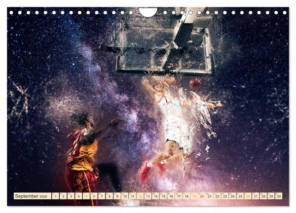 Produktbild: Basketball extrem (Wandkalender 2026 DIN A4 quer), CALVENDO Monatskalender
