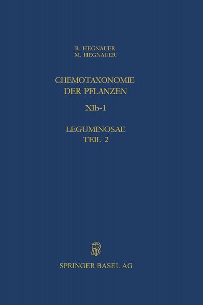 Produktbild: Chemotaxonomie der Pflanzen