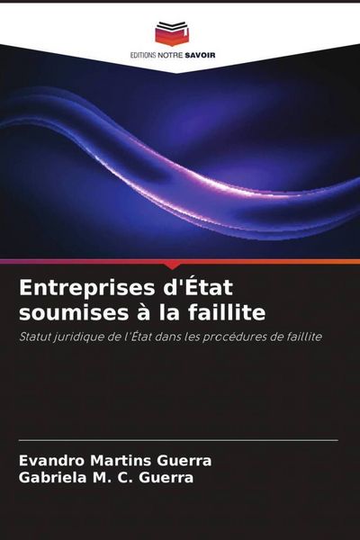 Produktbild: Entreprises d'&Eacute;tat soumises &agrave; la faillite