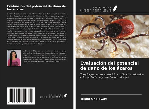Produktbild: Evaluaci&oacute;n del potencial de da&ntilde;o de los &aacute;caros