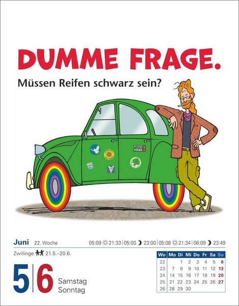 Produktbild: Was so nicht im Lexikon steht Tagesabrei&szlig;kalender 2027 - Kuriosit&auml;ten, Hist&ouml;rchen und merkw&uuml;rdige Geschichten