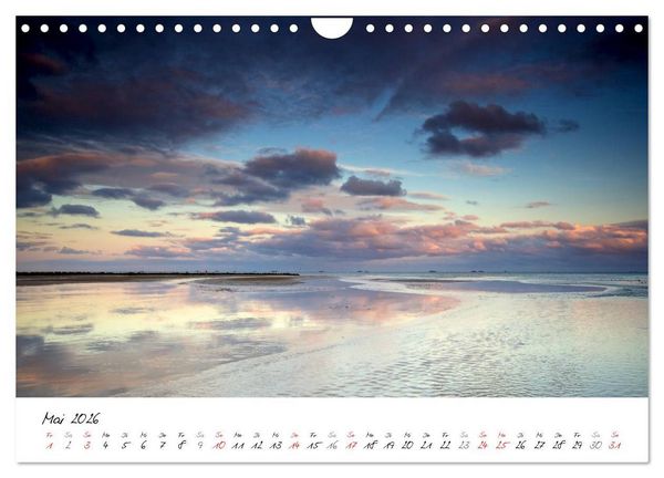Produktbild: F&ouml;hrweh - Stimmungsvolle Nordsee Bilder (Wandkalender 2026 DIN A4 quer), CALVENDO Monatskalender