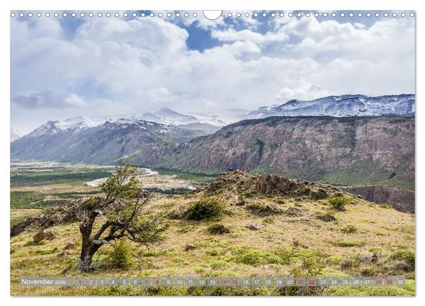 Produktbild: Patagonien - Eine Landschaft der Kontraste (Wandkalender 2026 DIN A3 quer), CALVENDO Monatskalender