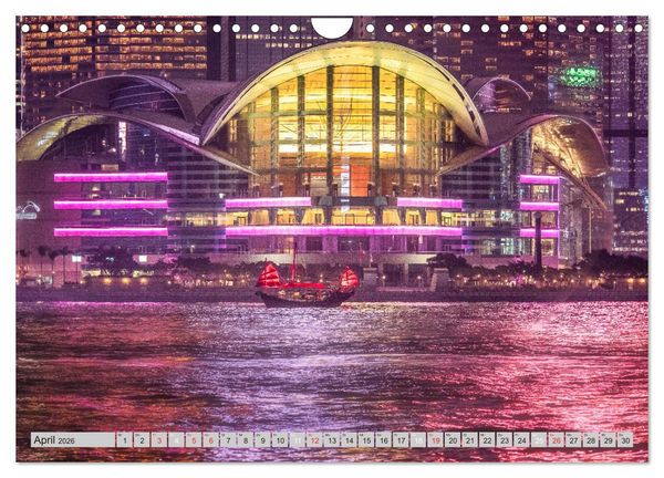 Produktbild: Hongkong Impressionen (Wandkalender 2026 DIN A4 quer), CALVENDO Monatskalender