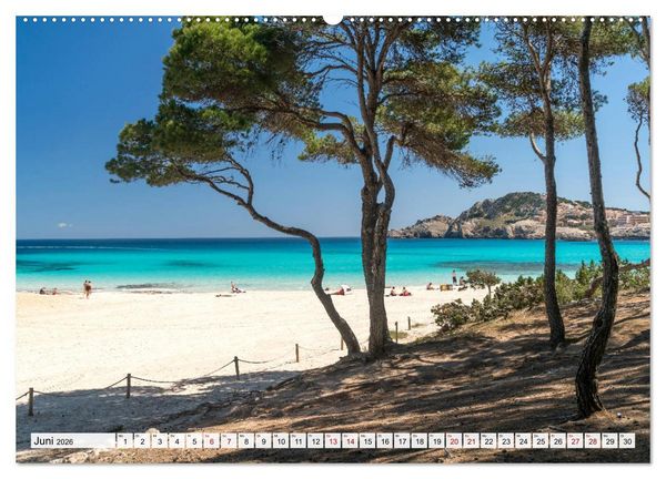 Produktbild: Traumstr&auml;nde auf Mallorca (hochwertiger Premium Wandkalender 2026 DIN A2 quer), Kunstdruck in Hochglanz