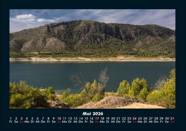 Produktbild: Landschaftskalender 2026 Fotokalender DIN A4