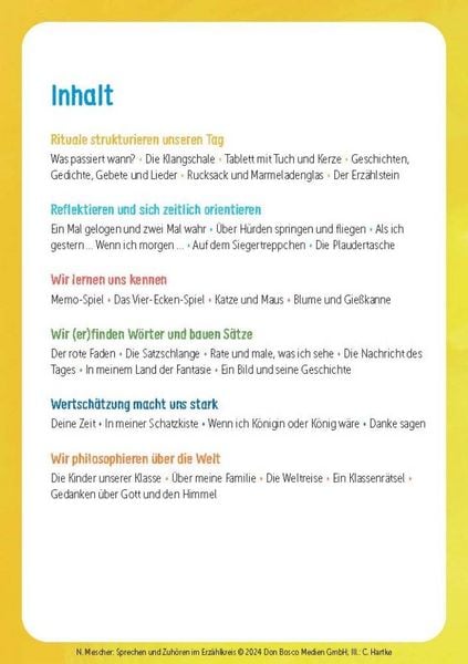 Produktbild: Sprechen und Zuh&ouml;ren im Erz&auml;hlkreis. 30 Bildkarten mit Erz&auml;hlspielen f&uuml;r die Grundschule