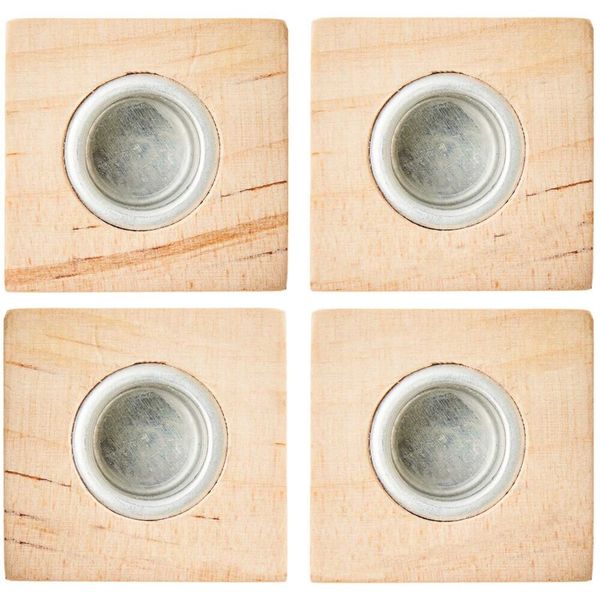 Produktbild: Mini Kerzenhalter W&uuml;rfel, 3 x 3 x 3 cm, 4 St&uuml;ck,