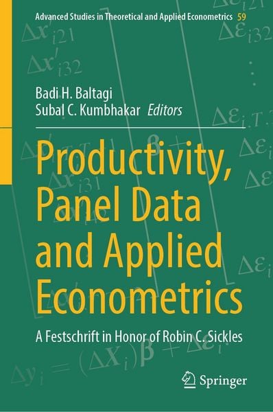 Produktbild: Productivity, Panel Data and Applied Econometrics