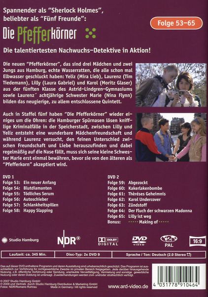 Produktbild: Die Pfefferk&ouml;rner Vol. 5 - Folge 53-65 [2 DVDs]