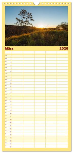 Produktbild: Familienplaner 2026 - El Salvador - Unber&uuml;hrte und wundersch&ouml;ne Natur. mit 5 Spalten (Wandkalender, 21 x 45 cm) CALVENDO