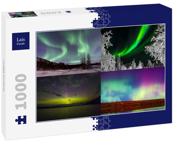 Produktbild: Lais Puzzle Collage Nordlicht 1000 Teile